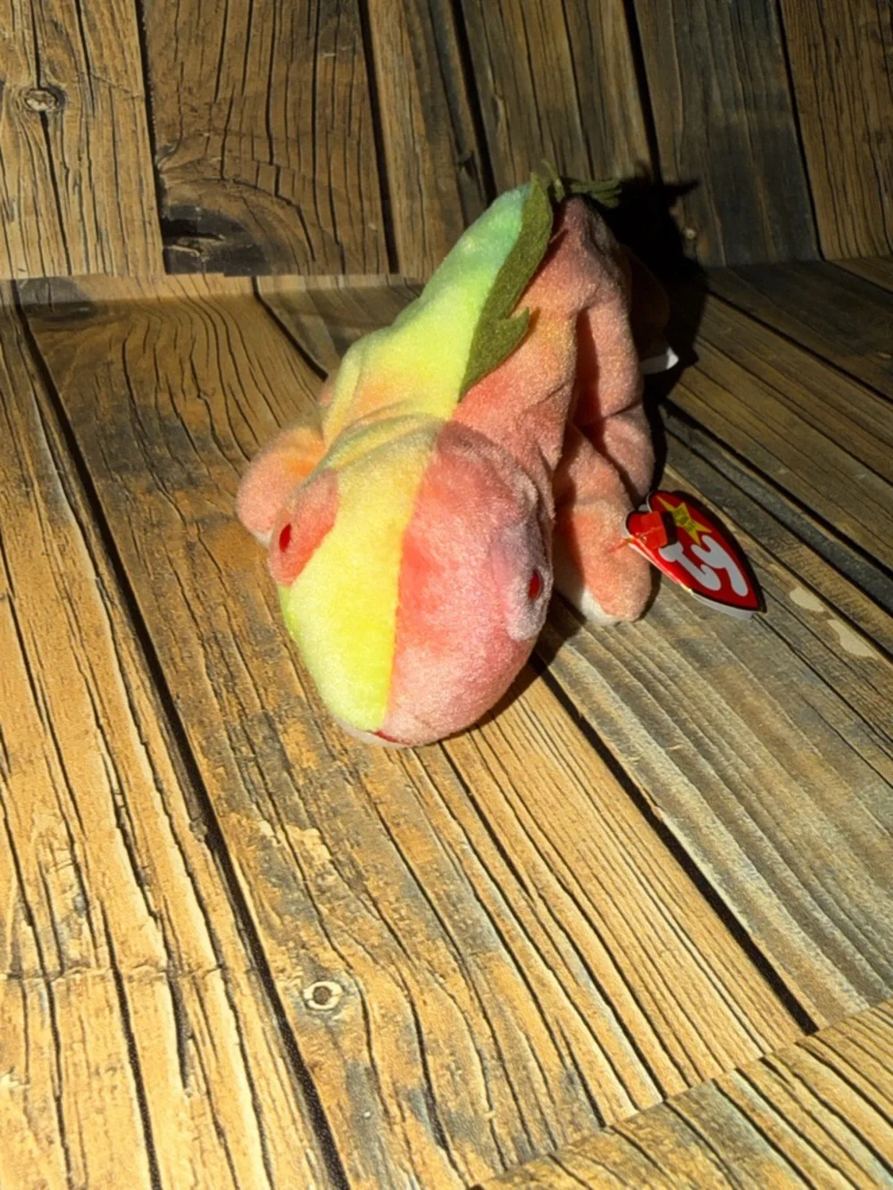 Ty Beanie Babies Iggy the Iguana 1997 Tie Dye Plush Collectible Animal Toy